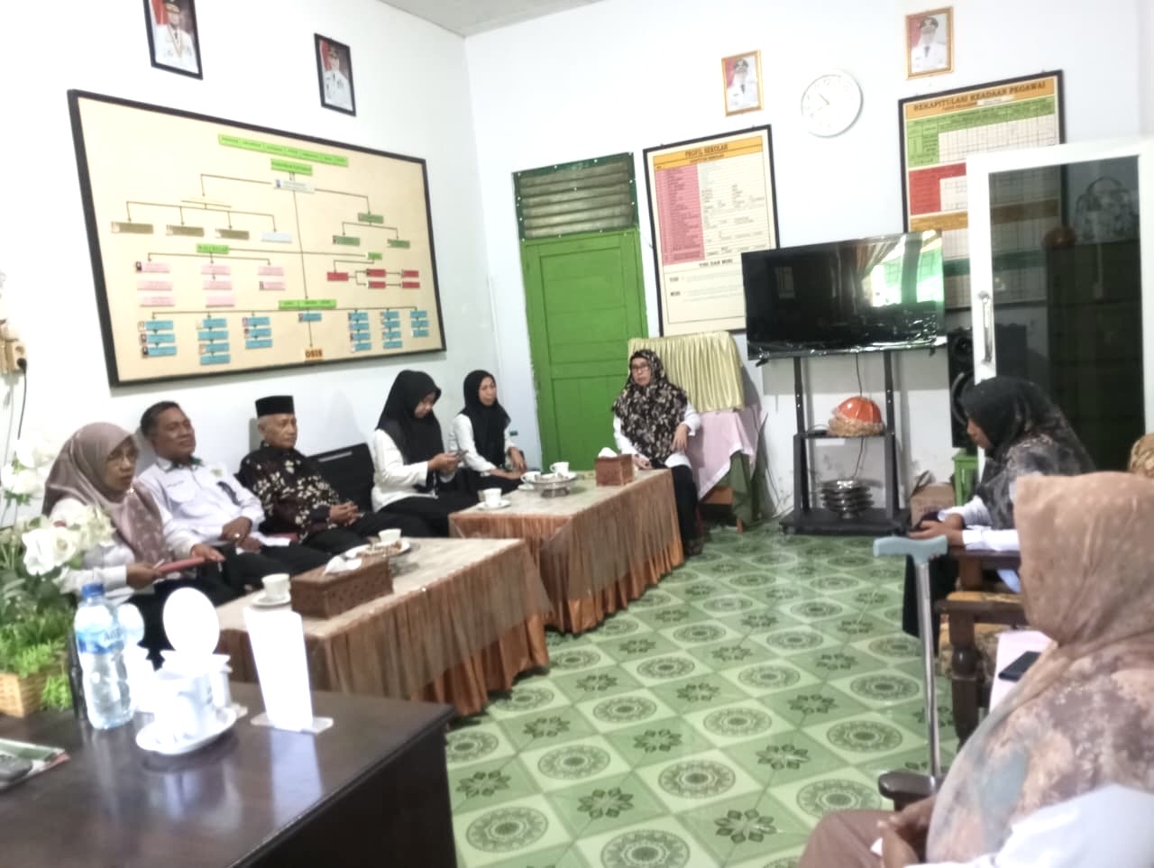 MA Pergis Ganra Sambut Kunjungan Tim Verifikasi Lomba Kebersihan Kemenag Kabupaten Soppeng